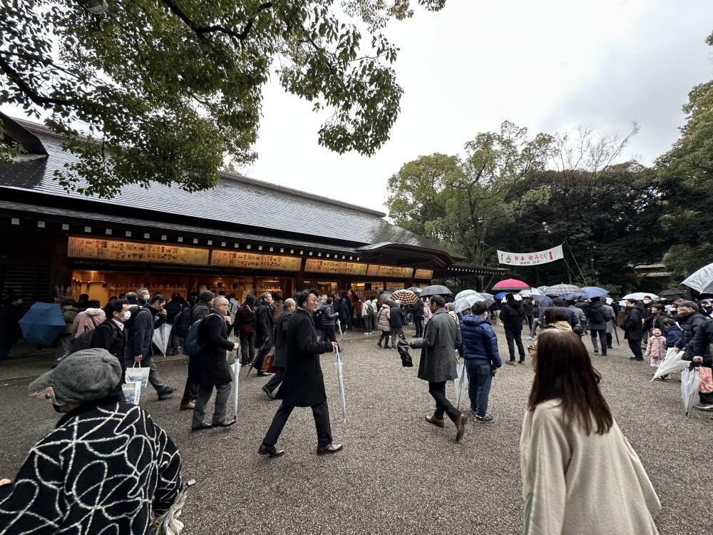 熱田神宮で新年のご祈祷